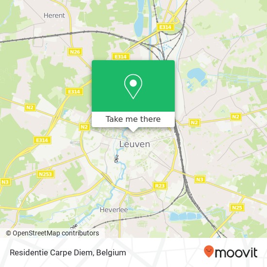 Residentie Carpe Diem map