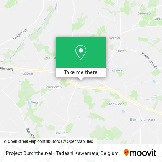 Project Burchtheuvel - Tadashi Kawamata map
