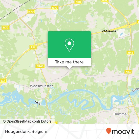 Hoogendonk map