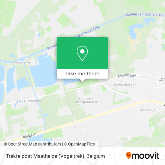 Trektelpost Maatheide (Vogeltrek) plan