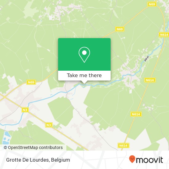 Grotte De Lourdes map