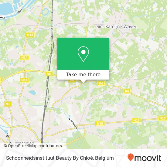 Schoonheidsinstituut Beauty By Chloé map