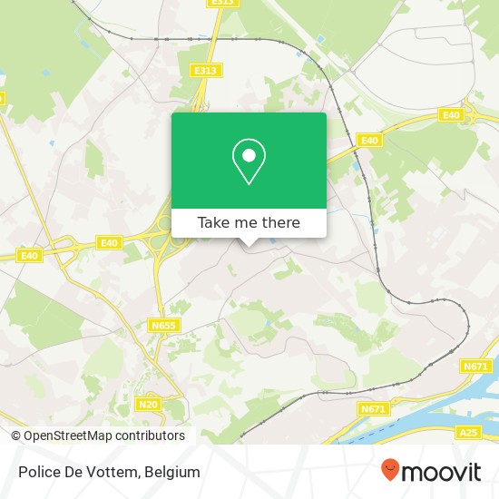 Police De Vottem map