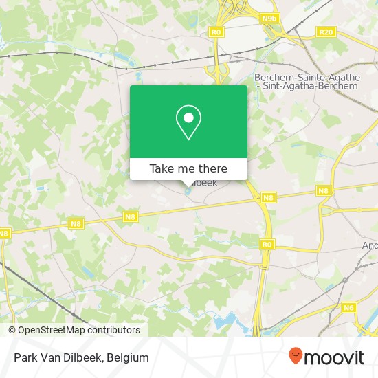 Park Van Dilbeek map