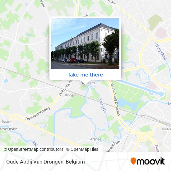 Oude Abdij Van Drongen plan