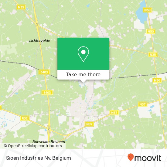 Sioen Industries Nv map
