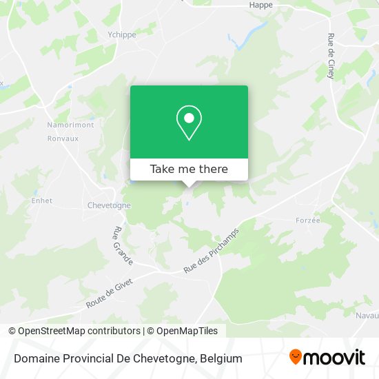 Domaine Provincial De Chevetogne map