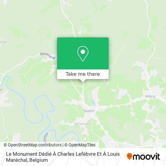 Le Monument Dédié À Charles Lefèbvre Et À Louis Maréchal map