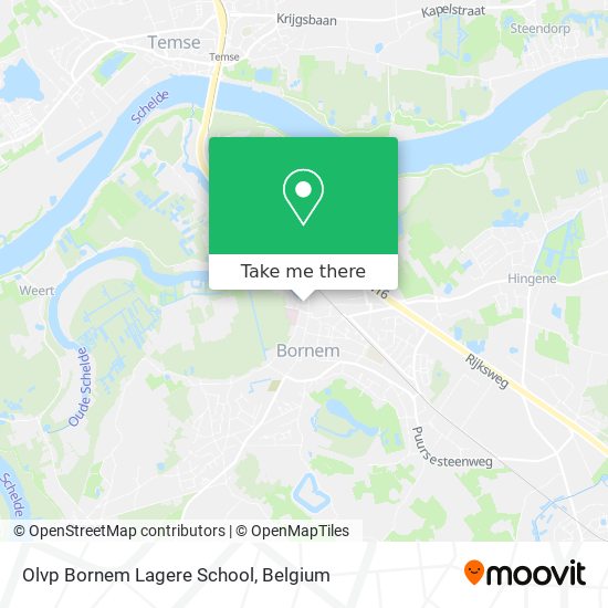 Olvp Bornem Lagere School map