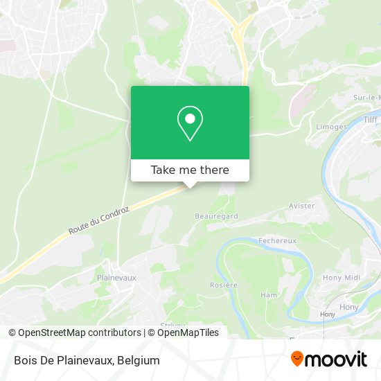 Bois De Plainevaux map