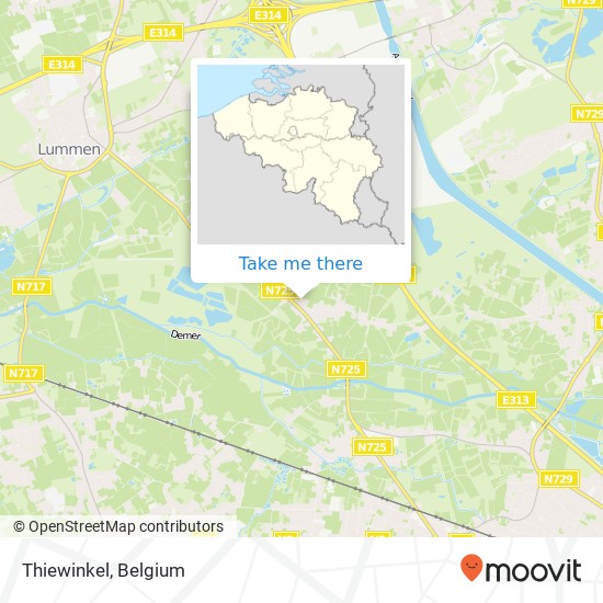 Thiewinkel map