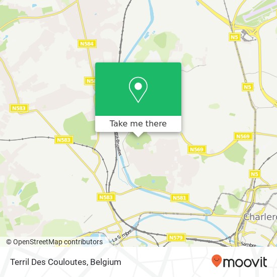 Terril Des Couloutes map