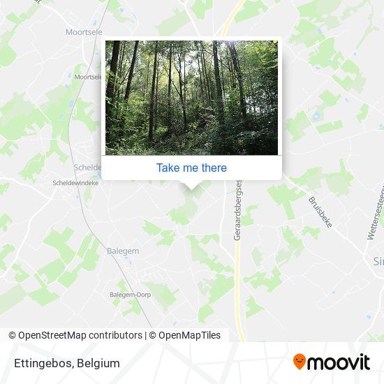 Ettingebos map