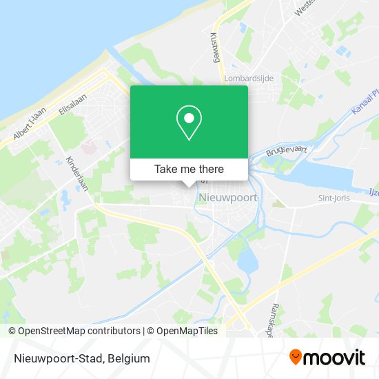 Nieuwpoort-Stad map