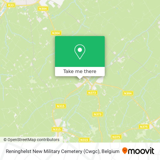 Reninghelst New Military Cemetery (Cwgc) map