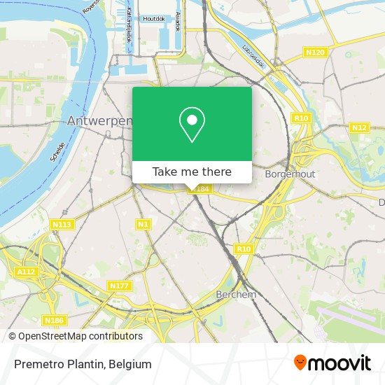 Premetro Plantin map