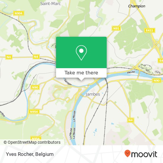 Yves Rocher map