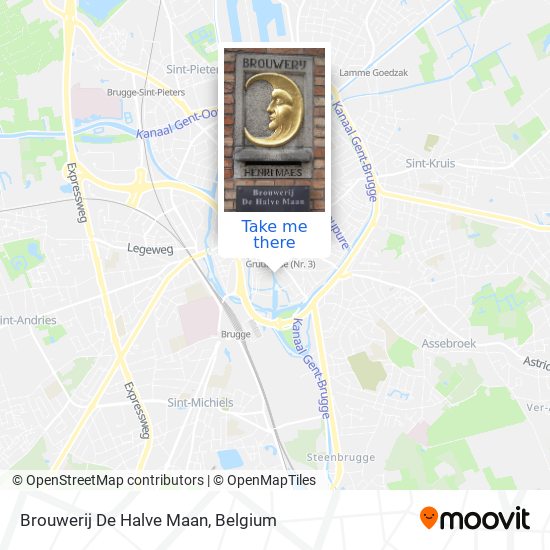 Brouwerij De Halve Maan map