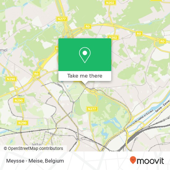 Meysse - Meise map