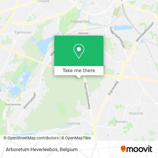Arboretum Heverleebos map