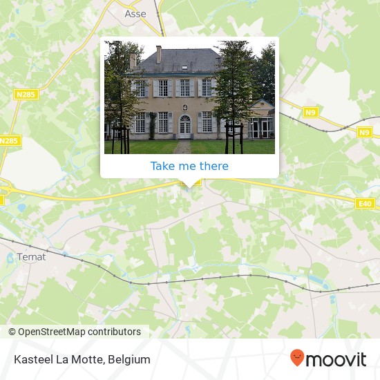 Kasteel La Motte map