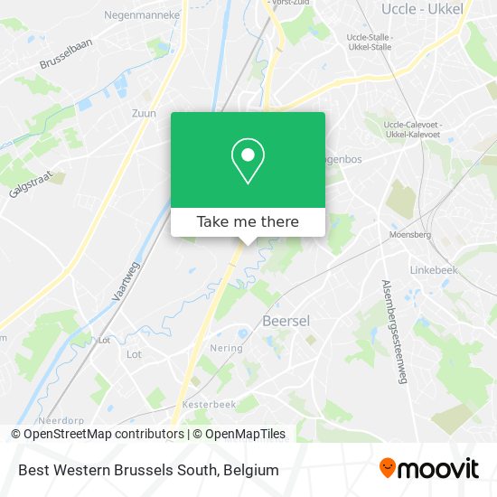 Best Western Brussels South plan