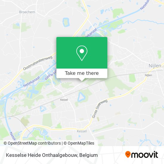 Kesselse Heide Onthaalgebouw map