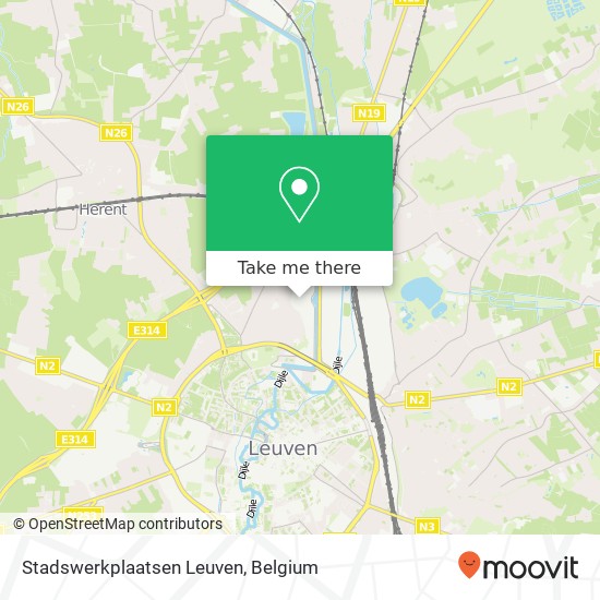 Stadswerkplaatsen Leuven plan
