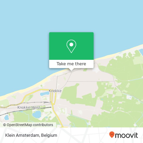 Klein Amsterdam map