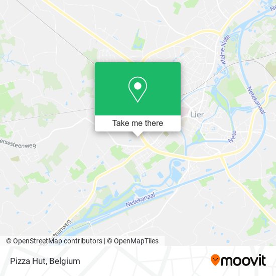 Pizza Hut map