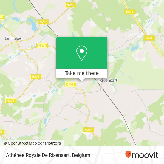 Athénée Royale De Rixensart map