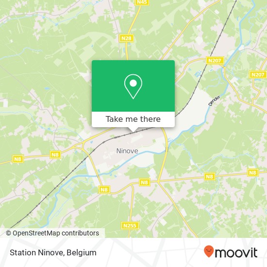 Station Ninove plan