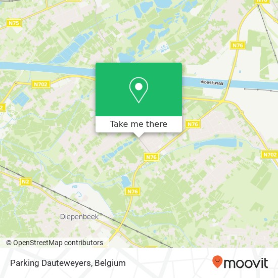 Parking Dauteweyers map