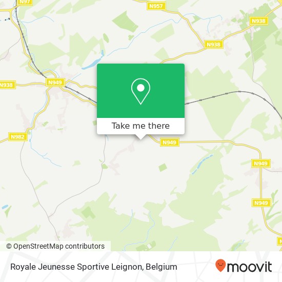 Royale Jeunesse Sportive Leignon map
