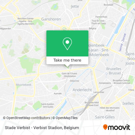 Stade Verbist - Verbist Stadion map