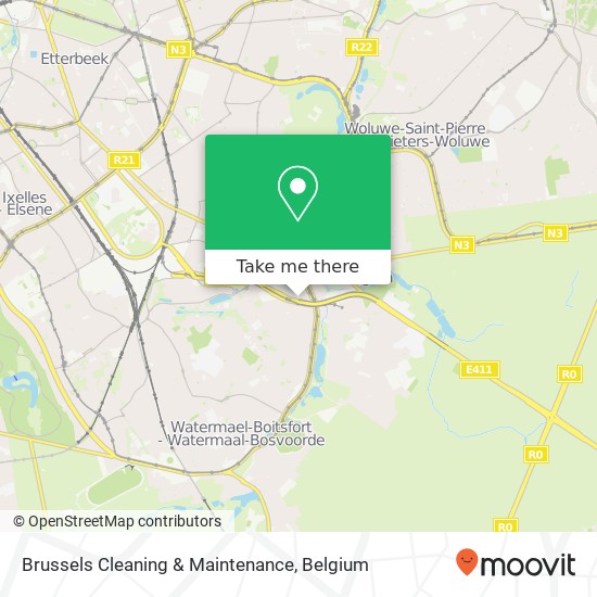 Brussels Cleaning & Maintenance map