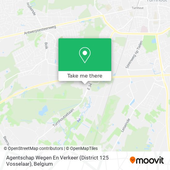 Agentschap Wegen En Verkeer (District 125 Vosselaar) plan