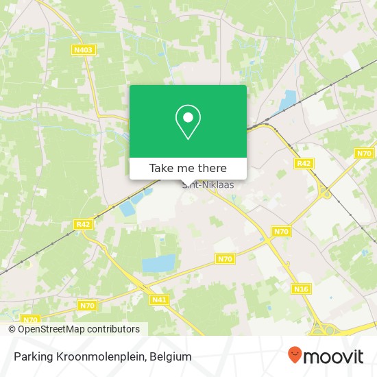 Parking Kroonmolenplein plan