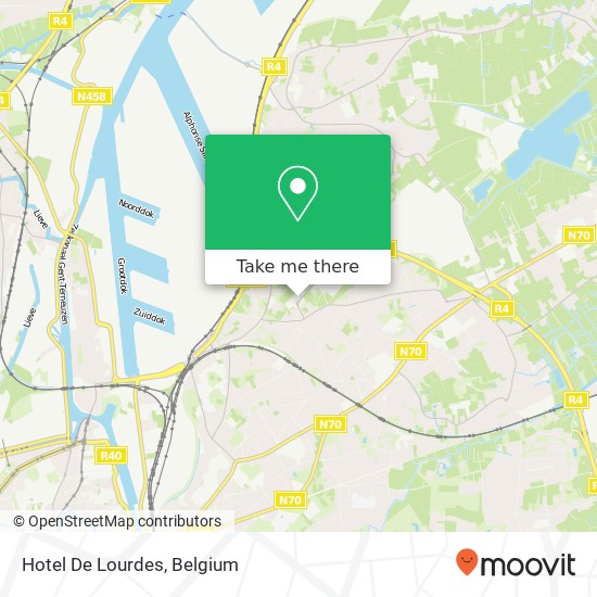 Hotel De Lourdes map
