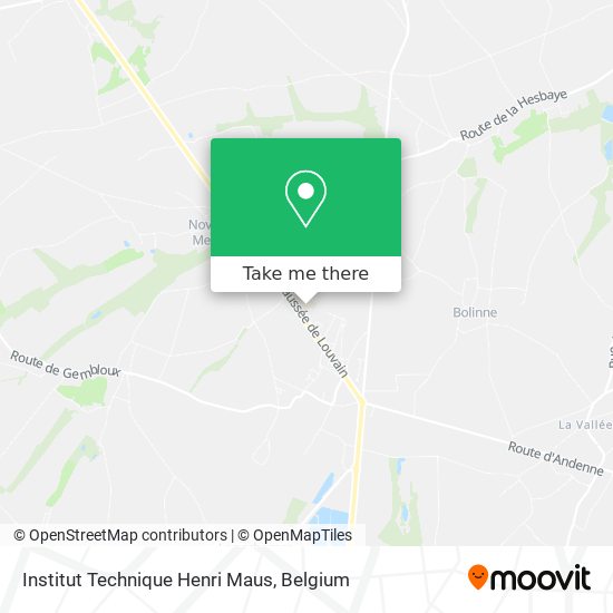 Institut Technique Henri Maus map
