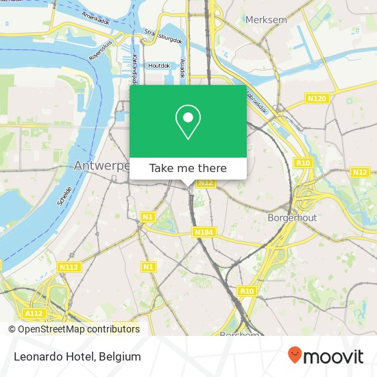 Leonardo Hotel map