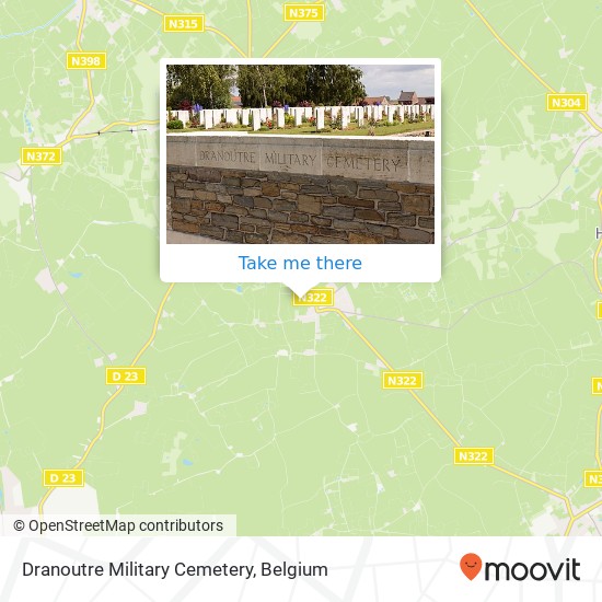 Dranoutre Military Cemetery map