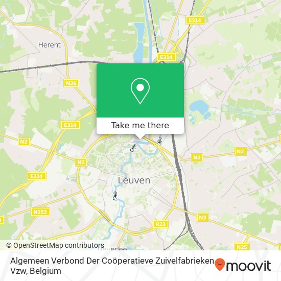 Algemeen Verbond Der Coöperatieve Zuivelfabrieken Vzw map