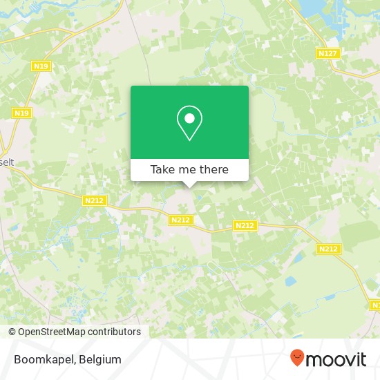 Boomkapel map