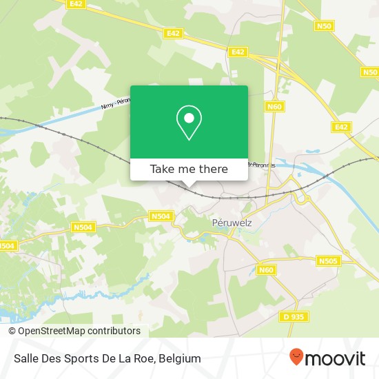 Salle Des Sports De La Roe map