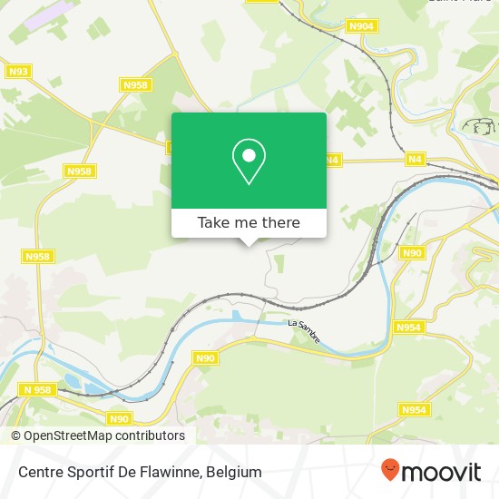 Centre Sportif De Flawinne map