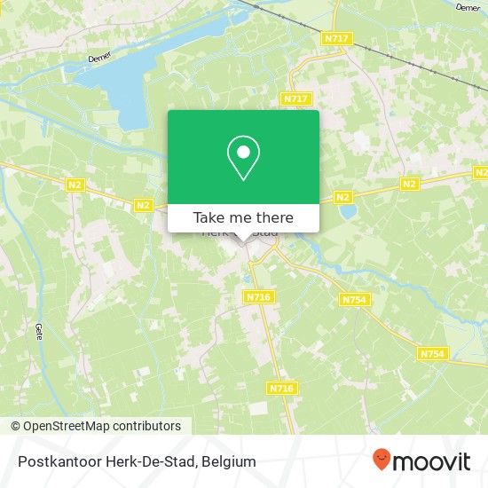 Postkantoor Herk-De-Stad map