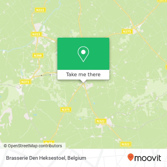Brasserie Den Heksestoel map
