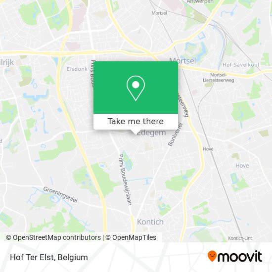 Hof Ter Elst map