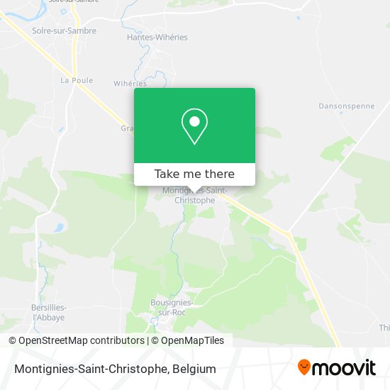 Montignies-Saint-Christophe map
